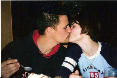 Voici l'amour de ma vie et moi.
