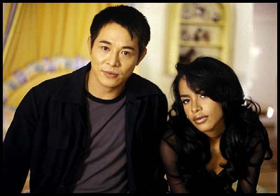 Aaliyah et l'acteur Jet Li